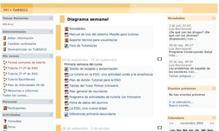 Moodle en el trabajo de asesoramiento al profesorado