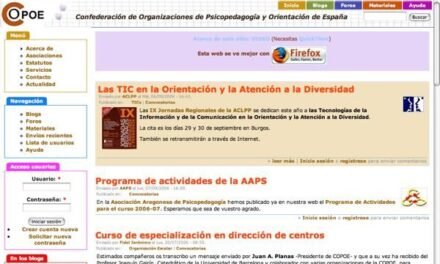 Otro trabajito con Drupal: la web de COPOE