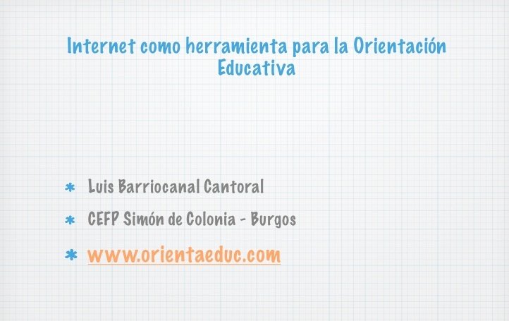 Internet como herramienta para la Orientación Educativa