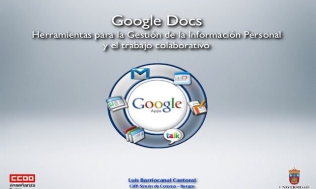 Google docs para la gestión de la información personal y el trabajo colaborativo
