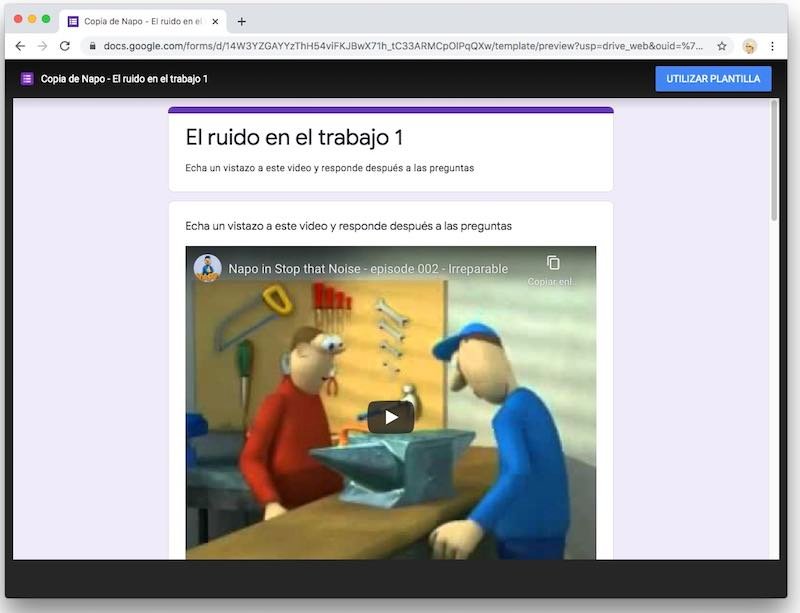 Cuestionarios de autoevaluación sobre Prevención de Riesgos Laborales